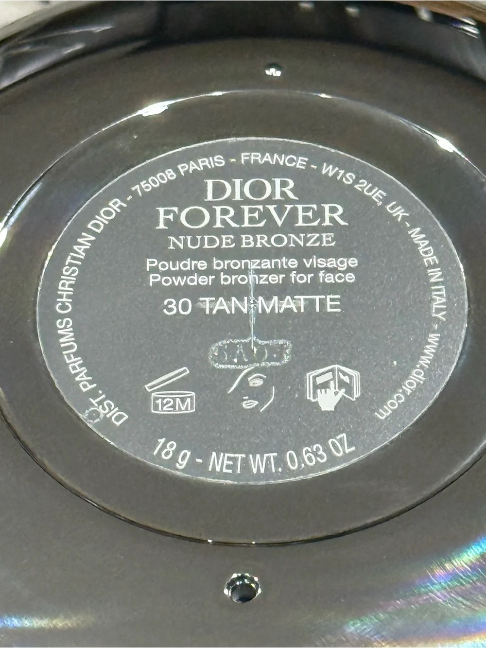 Dior Forever Nude Bronze Powder Large 30 Tan Matte
